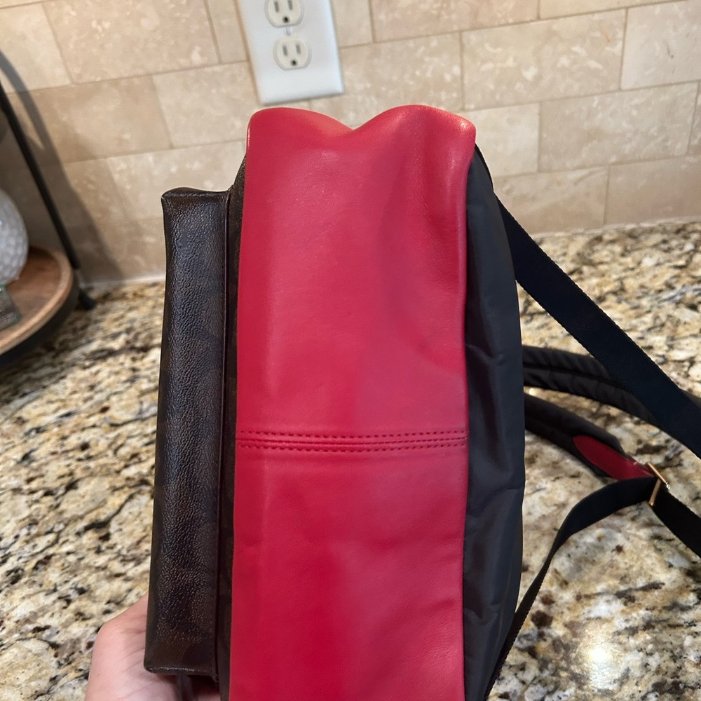 COACH Medium Charlie Backpack, Signature PVC, Brown  nwot - Picture 4 of 7